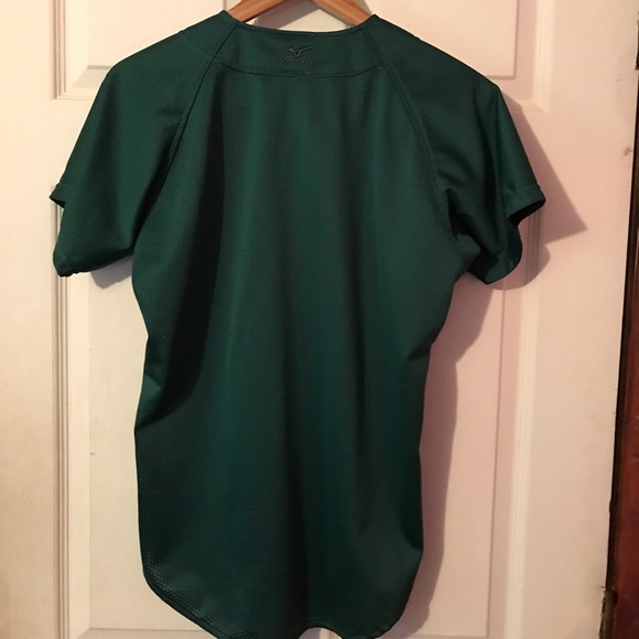 Mizuno Green Practice Baseball Jersey Mens XXS - Picture 9 of 12